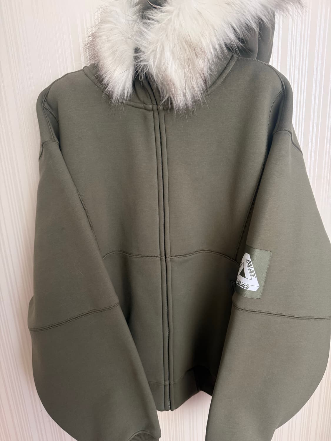 팔라스 아크틱 퍼 후드 후디 딥그린 카키 아우터 XL 상품이미지3