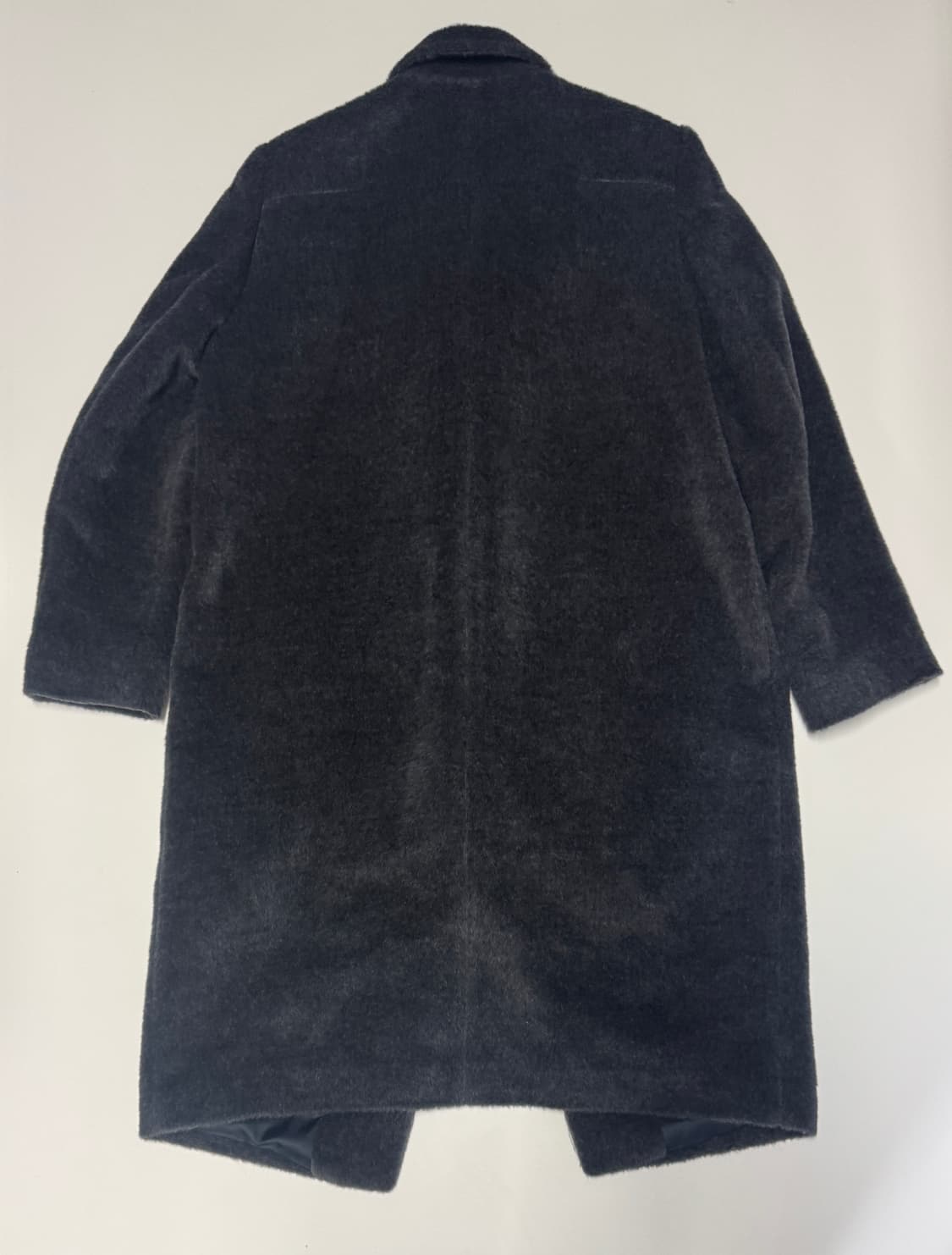 여성 모조에스핀 베이비 알파카 울 코트 그레이 M 상품이미지2