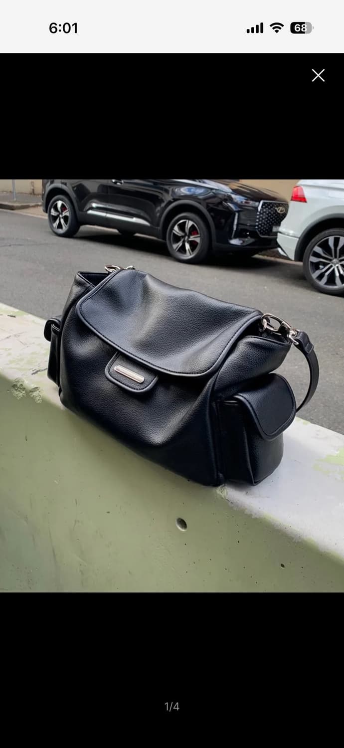 썸웨어버터 포스트백 블랙 / post bag black 상품이미지3