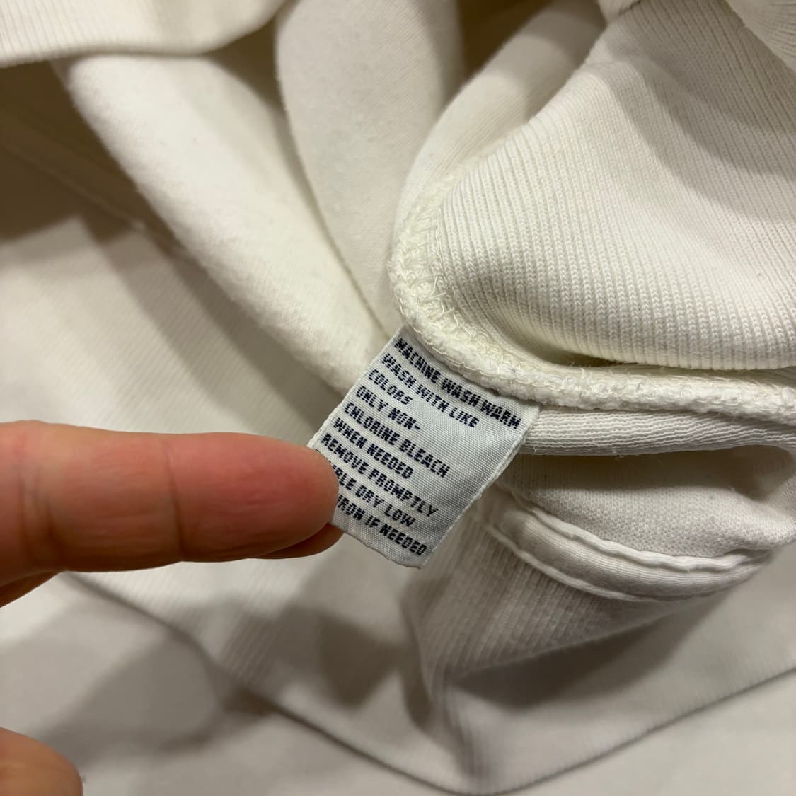 [M] 폴로 랄프로렌 화이트 스웻 후드집업 B826 상품이미지7