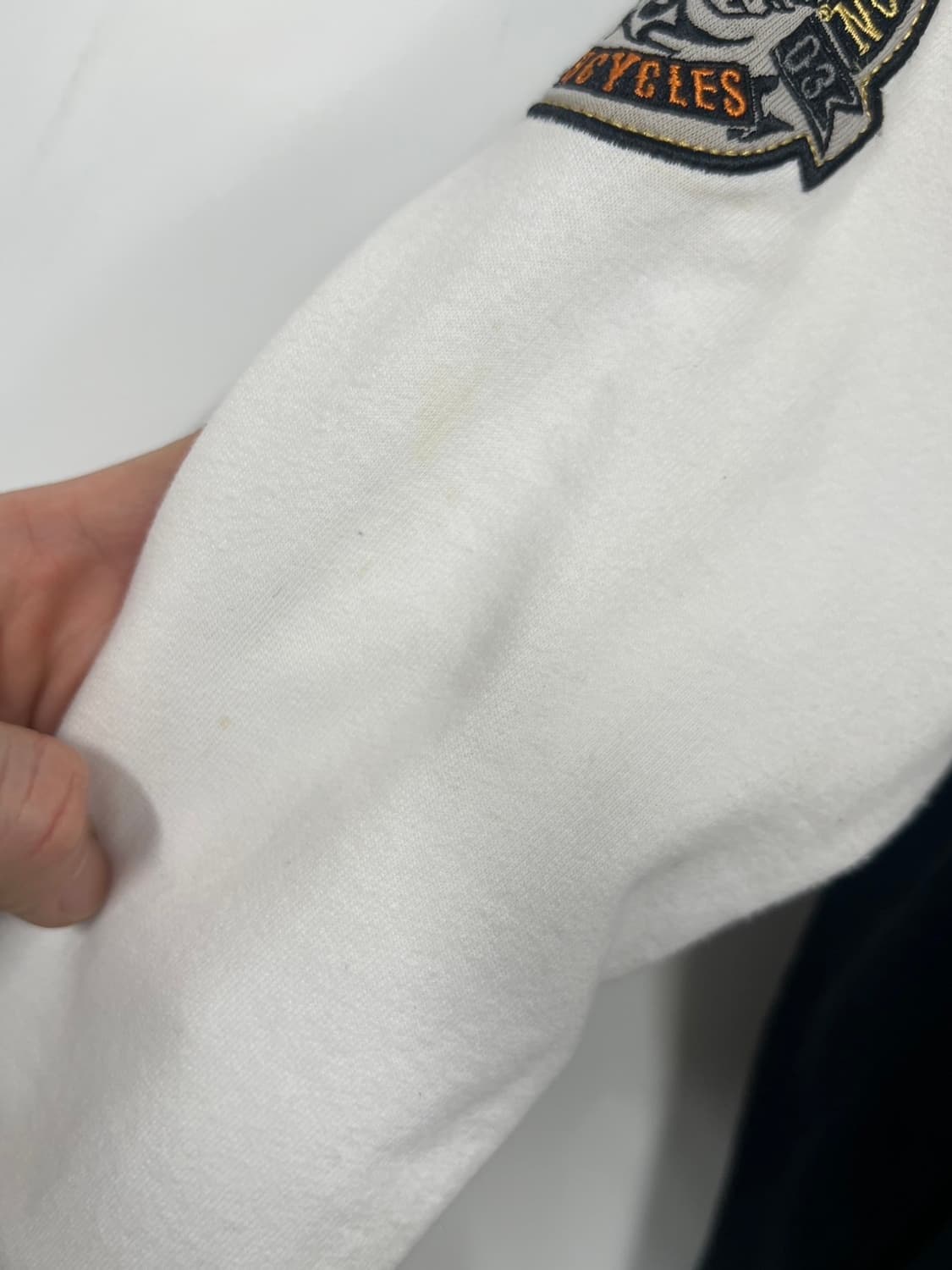 할리데이비슨 모터 사이클 Y2K 빈티지 패치 집업 자켓 상품이미지5