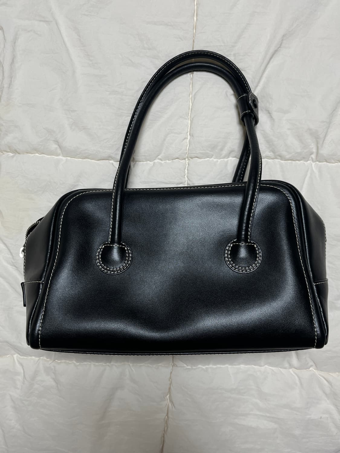 마지셔우드 소프트토트 블랙 플레인(소가죽) 상품이미지5