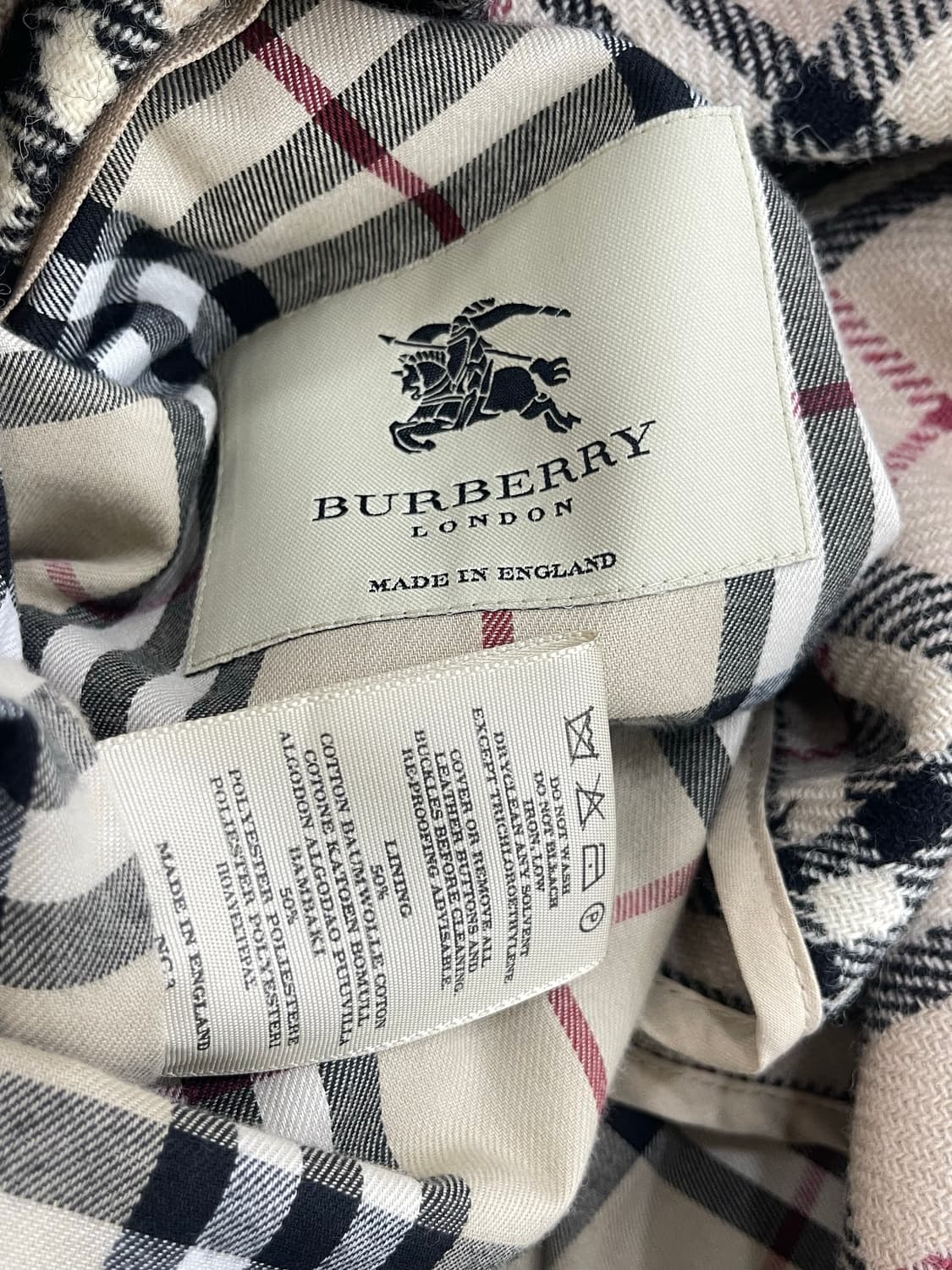 버버리 클래식 트렌치 코트 <내피 포함/상태 최상> 상품이미지9