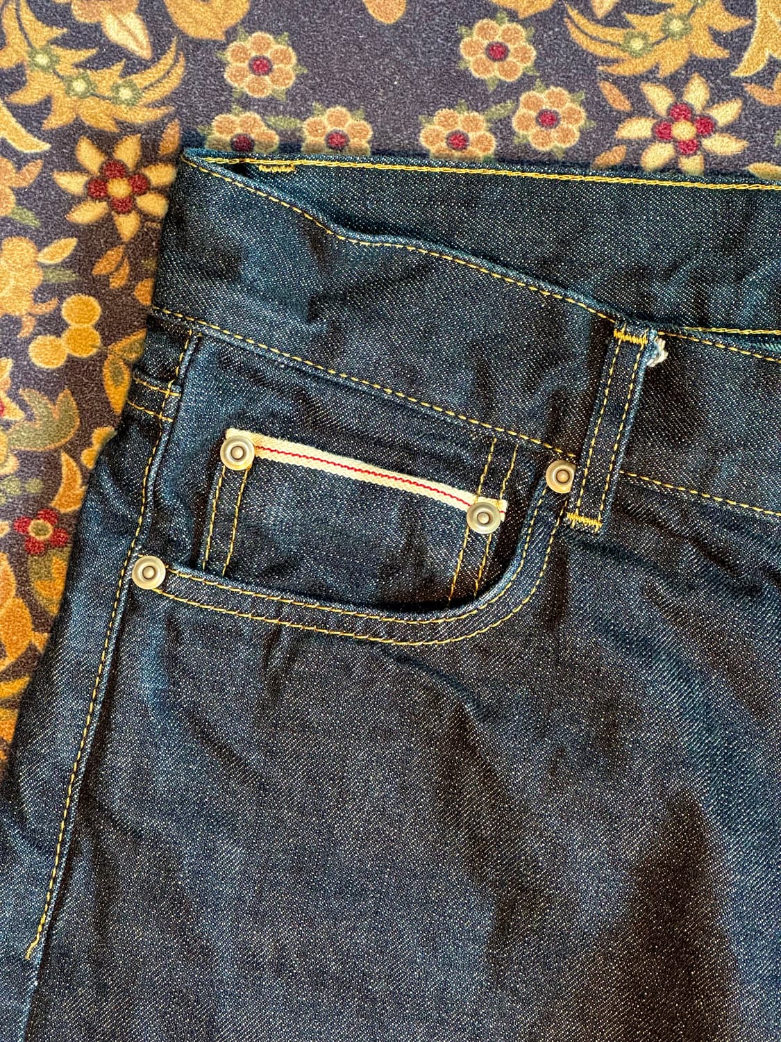 유니폼브릿지 셀비지 데님진 상품이미지5