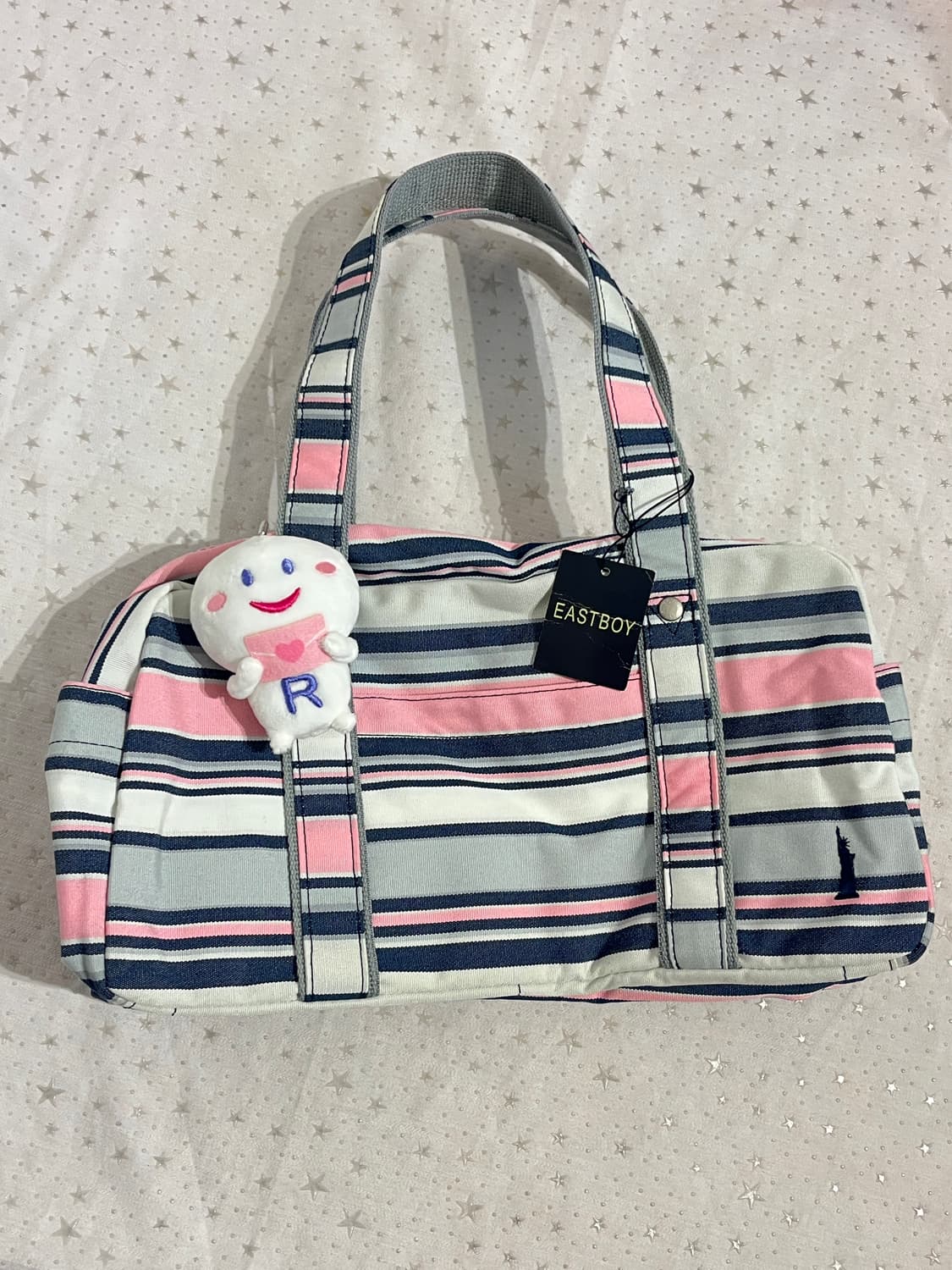 이스트보이 스트라이프 핸드백 🍬 상품이미지5