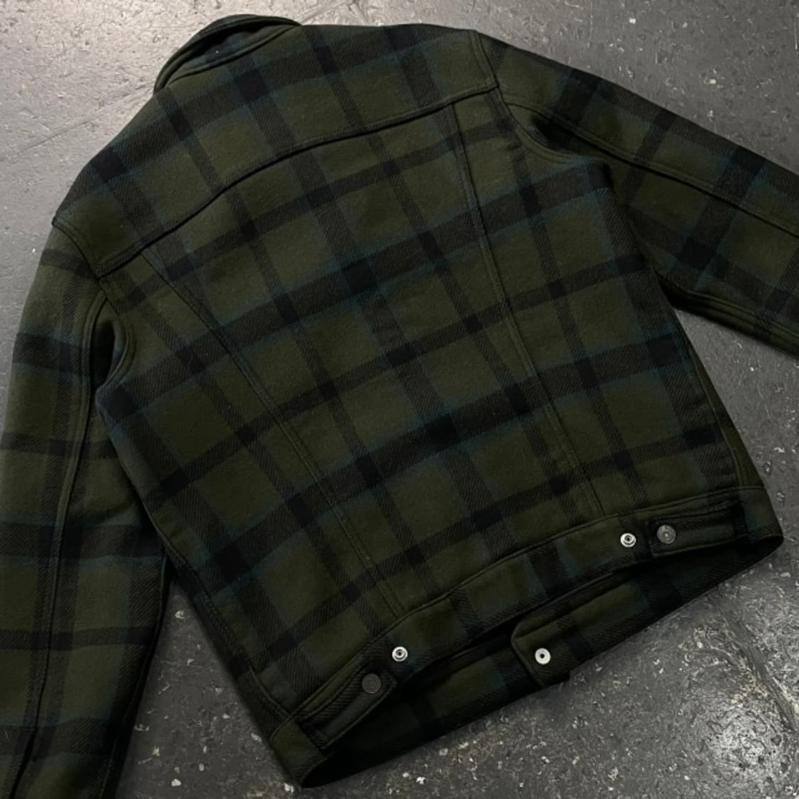 100 리바이스 타탄체크 울 트러커 자켓 상품이미지5