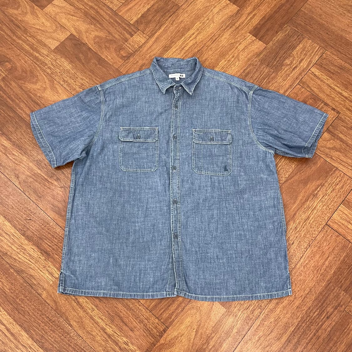 3XL 유니클로 JW앤더슨 샴브레이 셔츠 상품이미지1