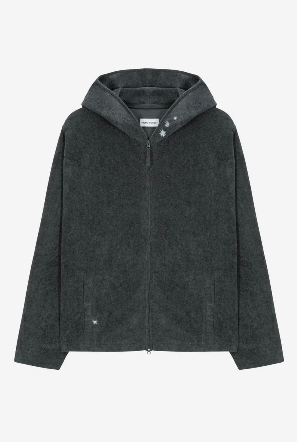 호노 리포트 [패플서x호노] 후드 집업_차콜 상품이미지1