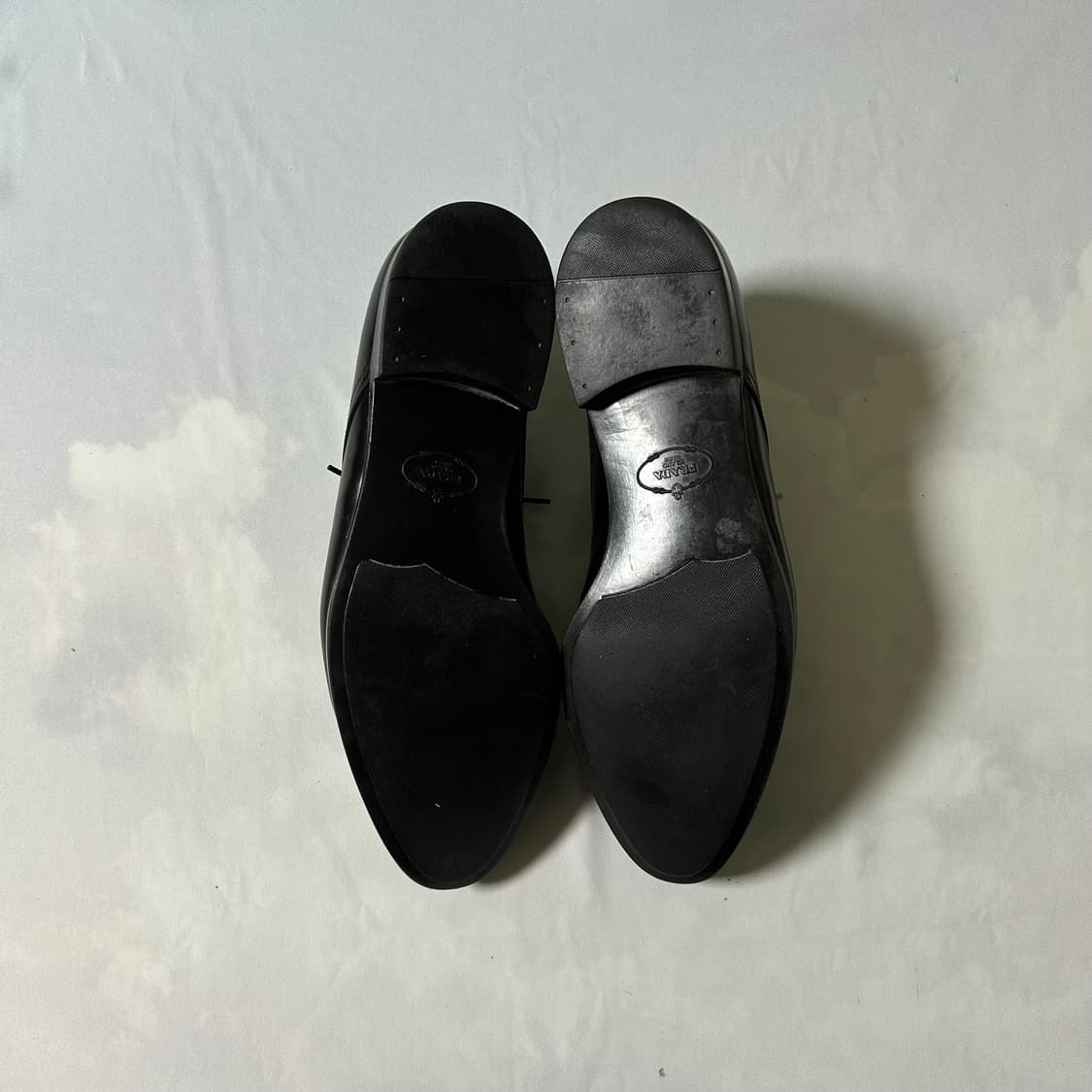 Prada classic dress lace up derby shoes 상품이미지5