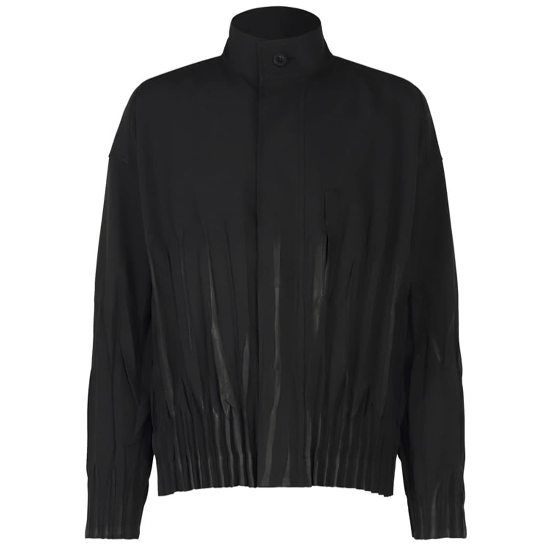 [3] 이세이미야케 아임맨 와프트 크롭재킷 블랙 상품이미지1