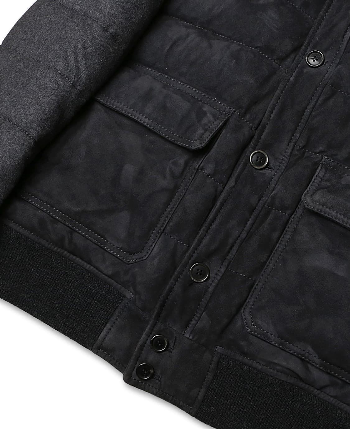 맨온더분 [Man On The Boon] 염소가죽 캐시미어 구스다운 자켓 상품이미지4