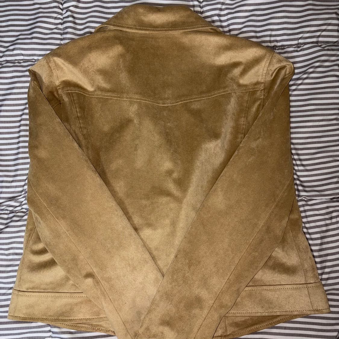 유니클로 스웨이드 라이더 자켓 L 상품이미지4