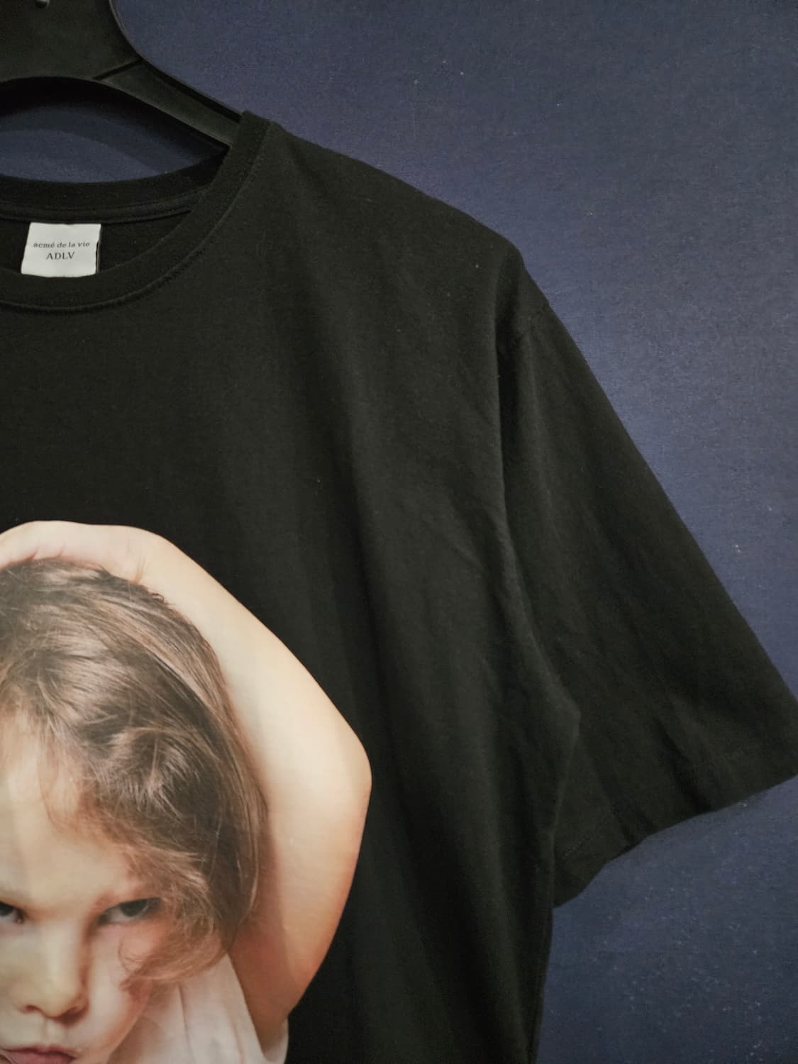 아크메드라비 프린팅 블랙 남성 오버핏 95~FREE 반팔티  상품이미지4