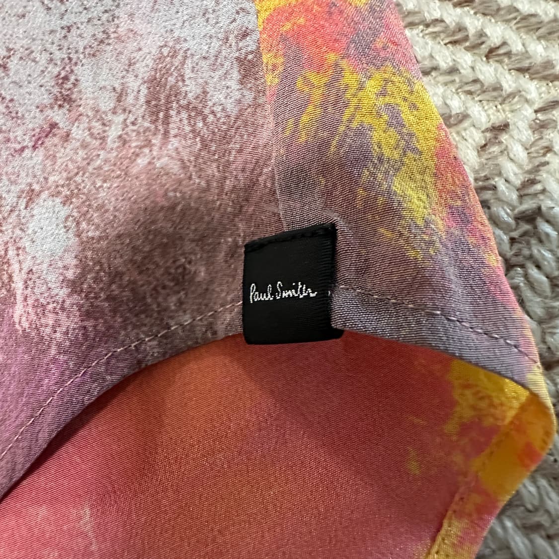 PAUL SMITH japan made silk sleeveless 상품이미지5