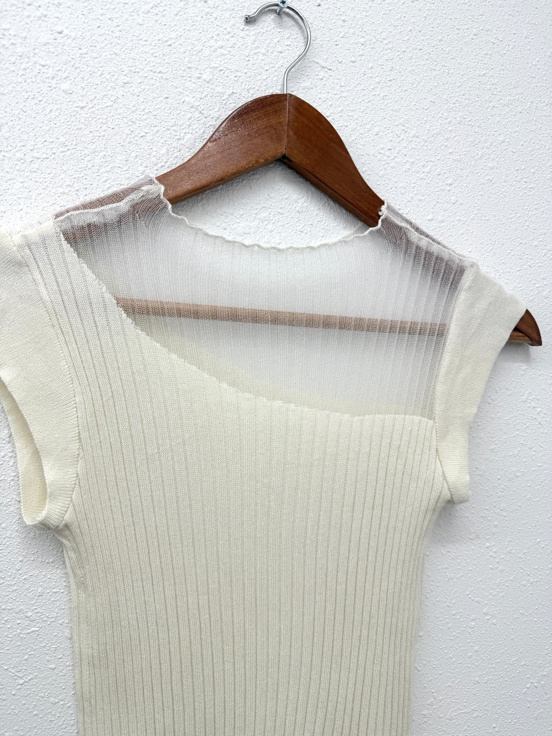 빈티지 아이보리 시스루 슬리브리스 상품이미지4