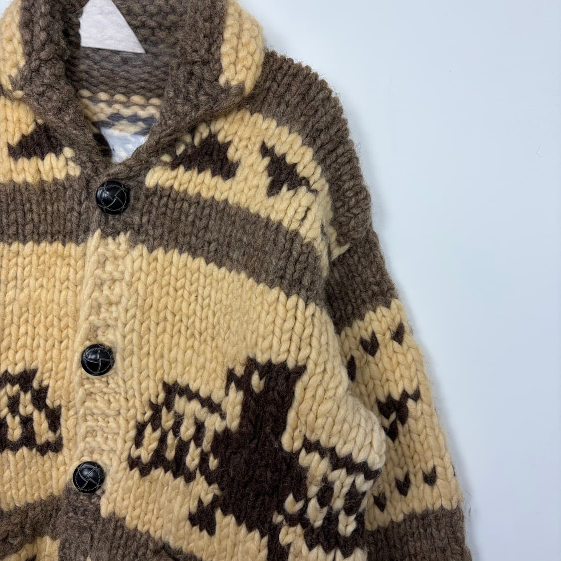 빈티지 코위찬 니트 가디건 상품이미지3