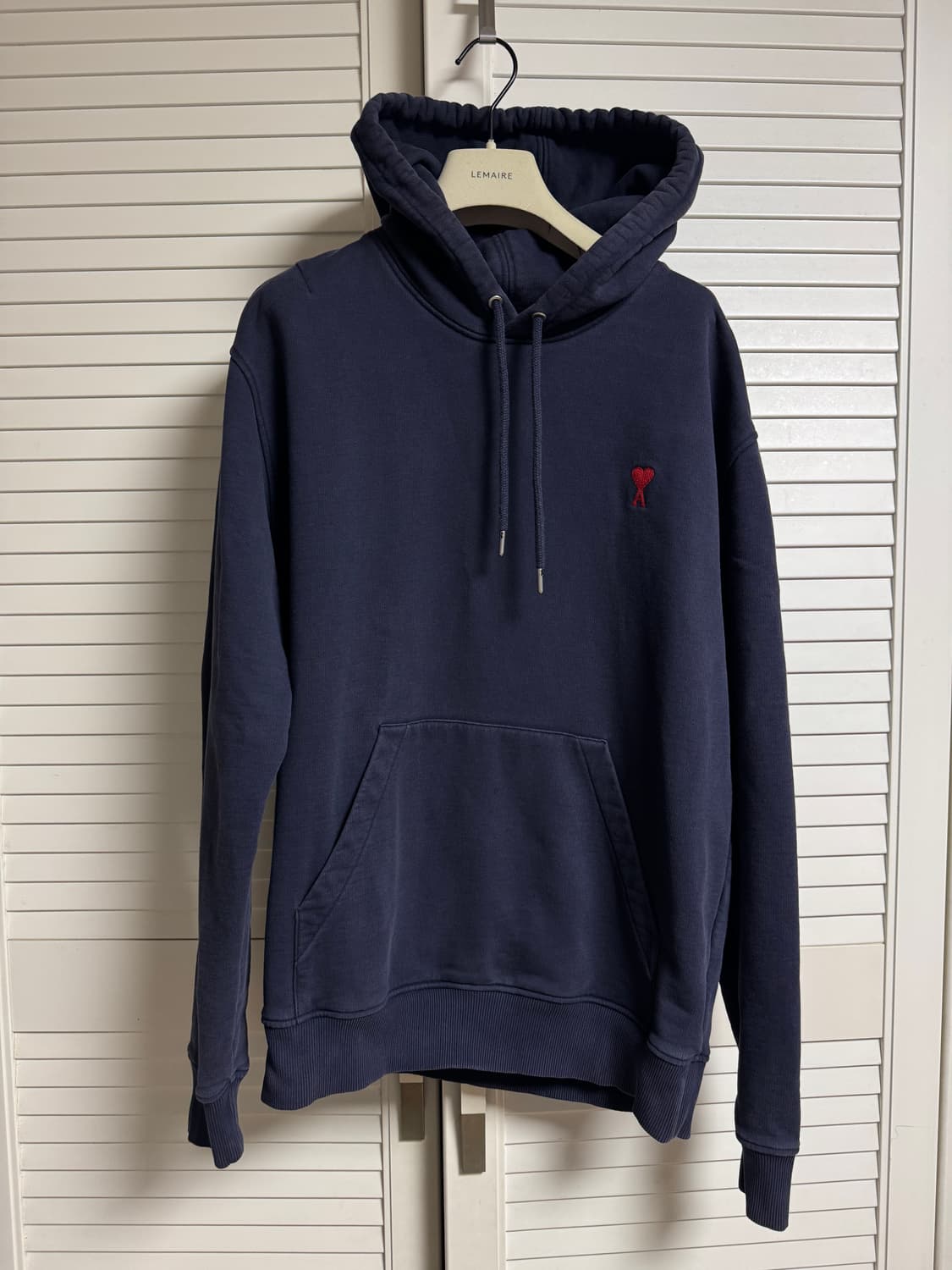 아미 후드티 맨투맨 네이비 L 정품 상품이미지1