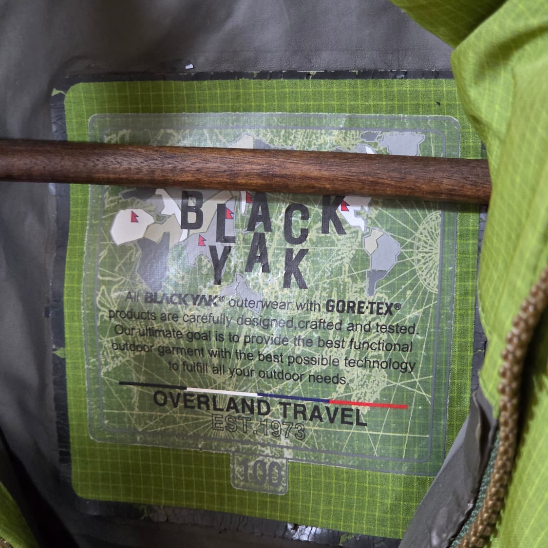 블랙야크 고어텍스 그린 바람막이 자켓 상품이미지9