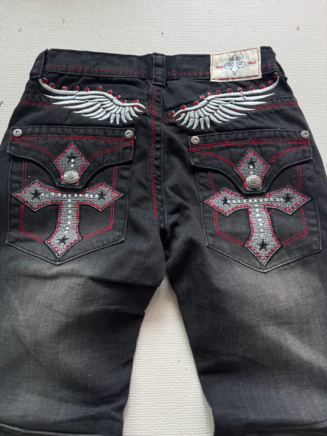 KAYDEN.K 워싱 블랙진  상품이미지4