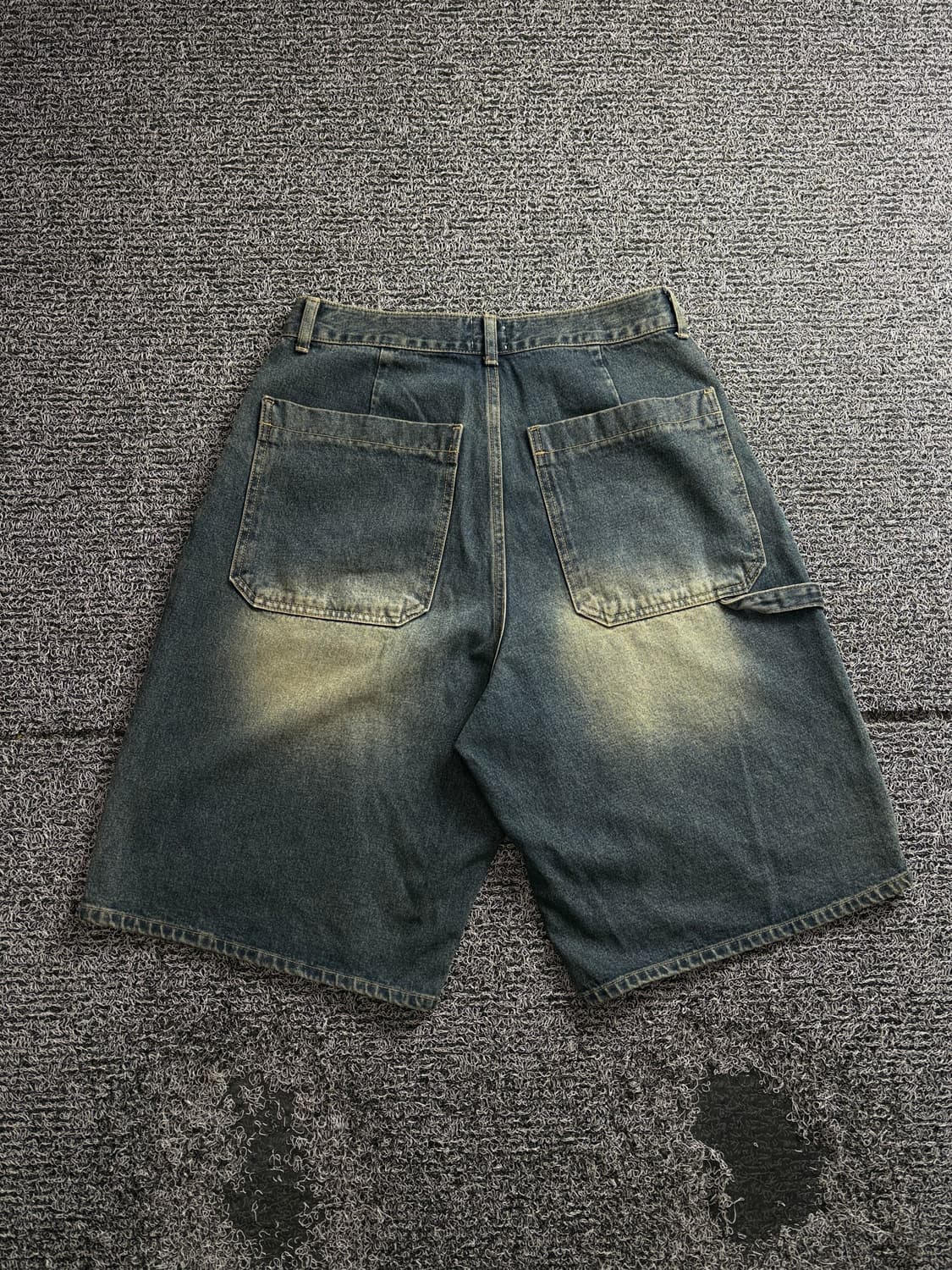 빈티지 데드스탁 워시드 더블니 버뮤다 하프 팬츠 3347 상품이미지4