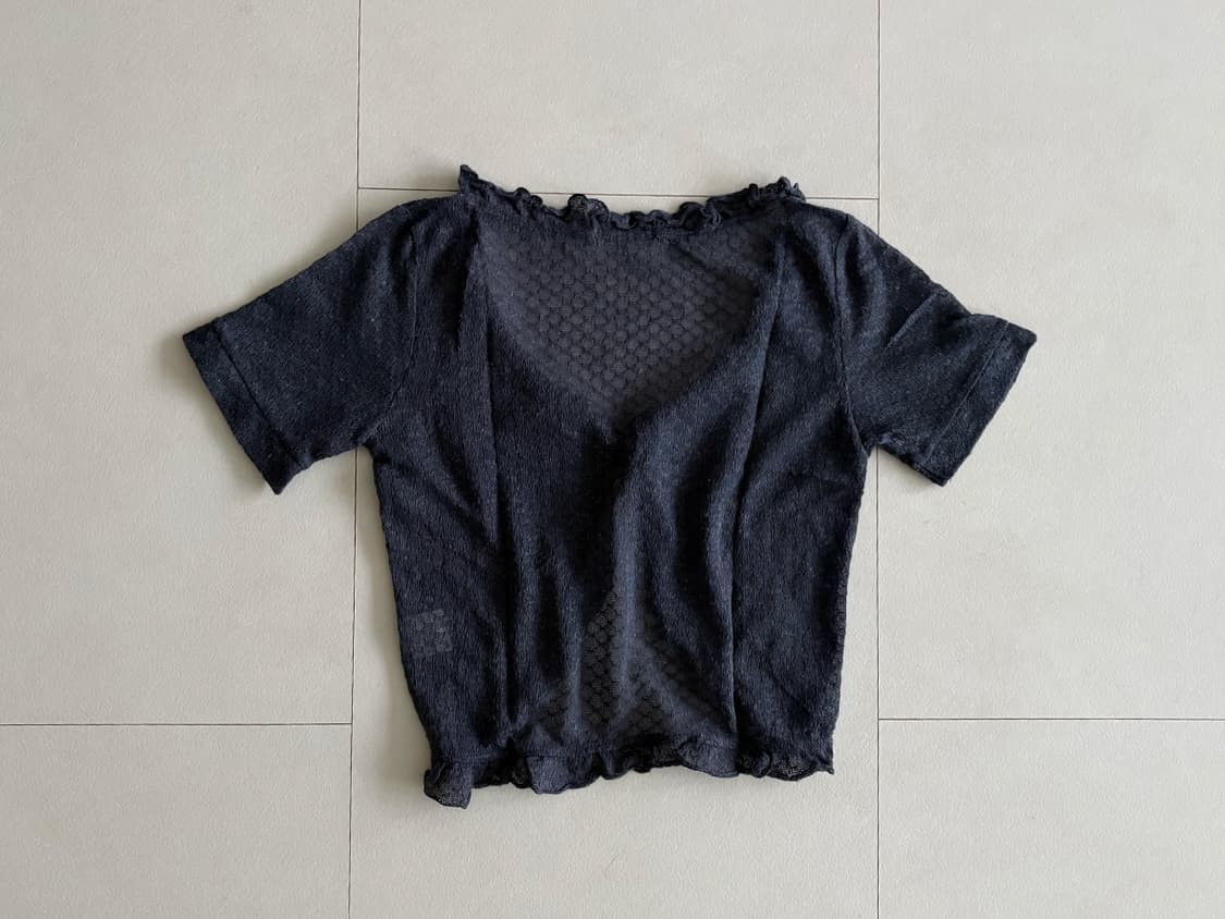 sheer lace bolero 상품이미지3