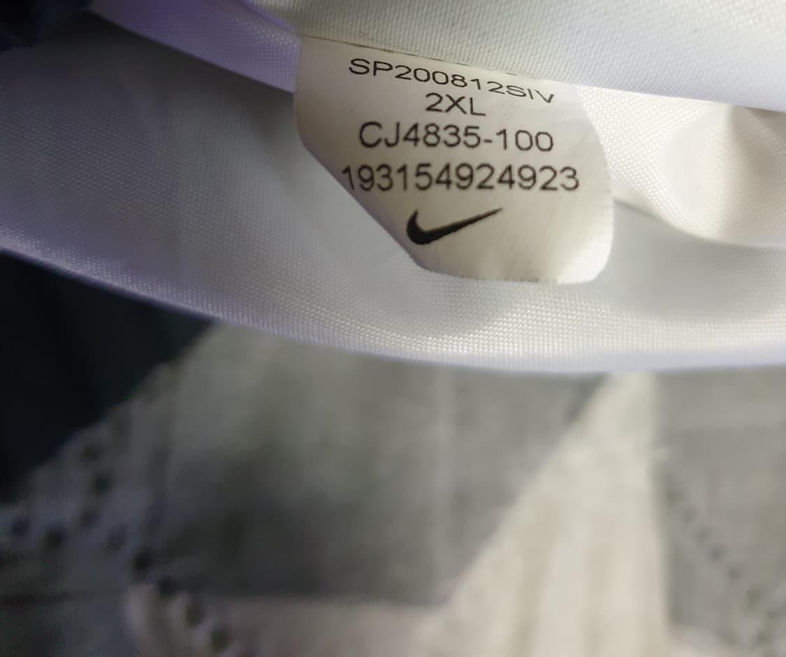 나이키 에어 우븐 하프집업 후드 아노락 검횐 (XXL) 상품이미지5