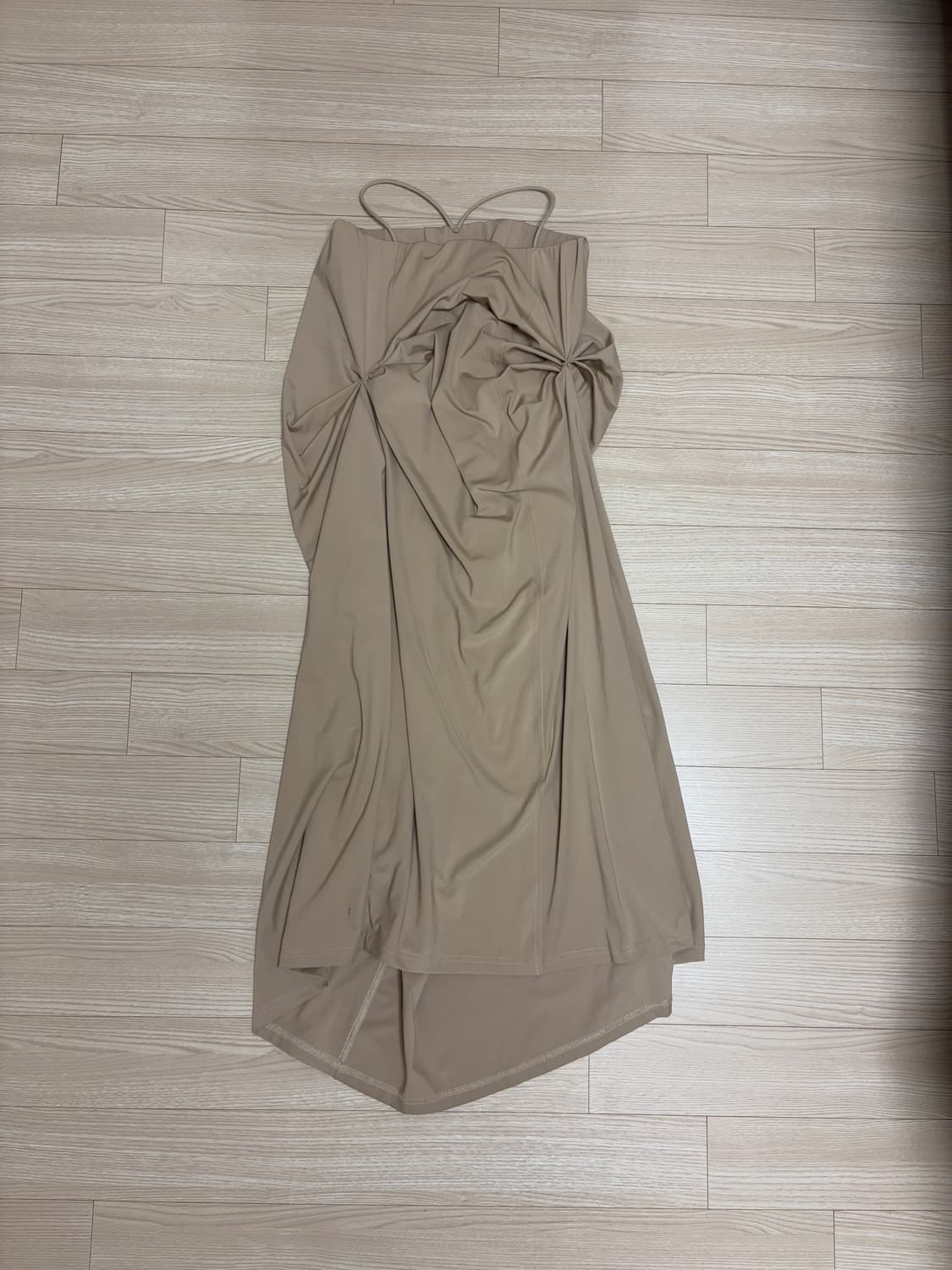 2000아카이브 드레이핑 맥시 스커트 상품이미지1