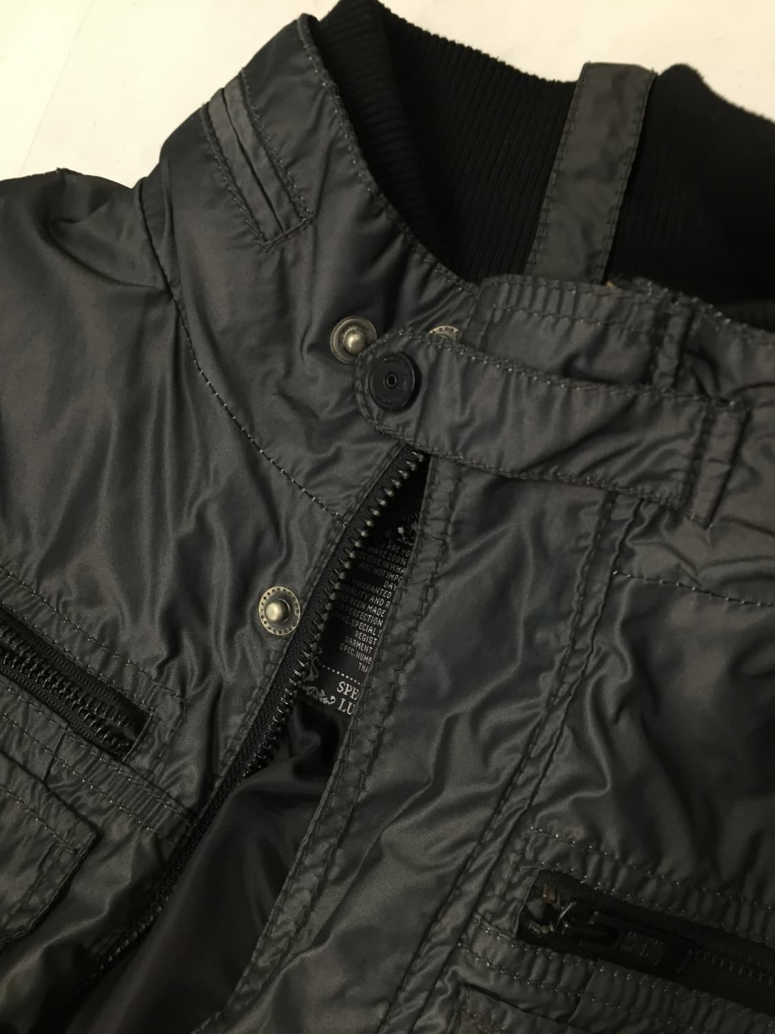 빈티지 아카이브 이중 칼라 멀티 포켓 유틸리티 재킷 상품이미지6