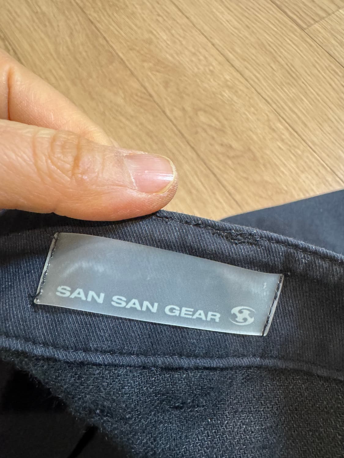 산산기어 리넨 블록 팬츠 블랙 1사이즈 상품이미지7