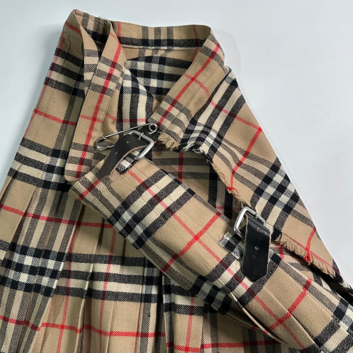 버버리 노바체크 울 스커트 상품이미지3
