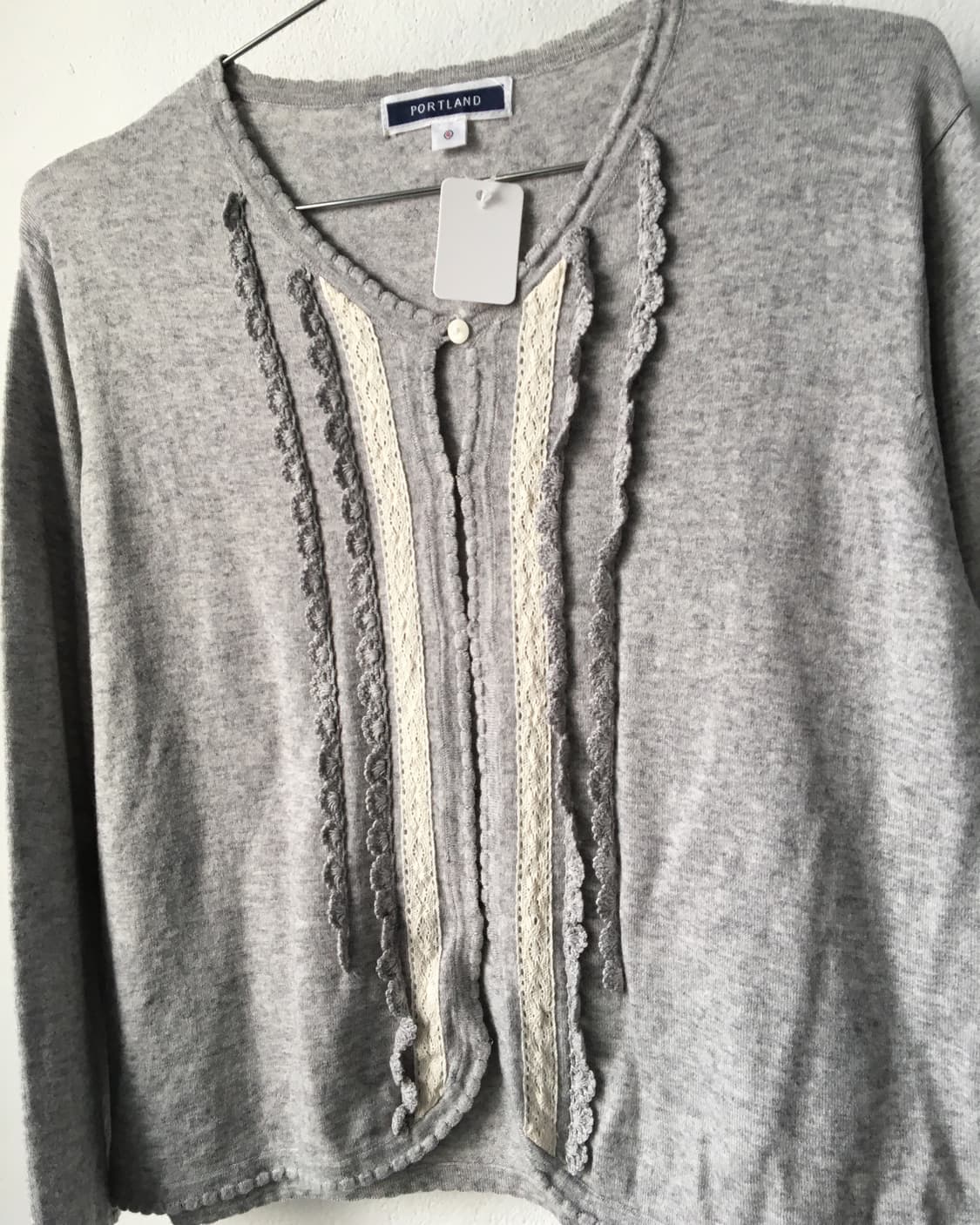 Crochet trimming cardigan 상품이미지4