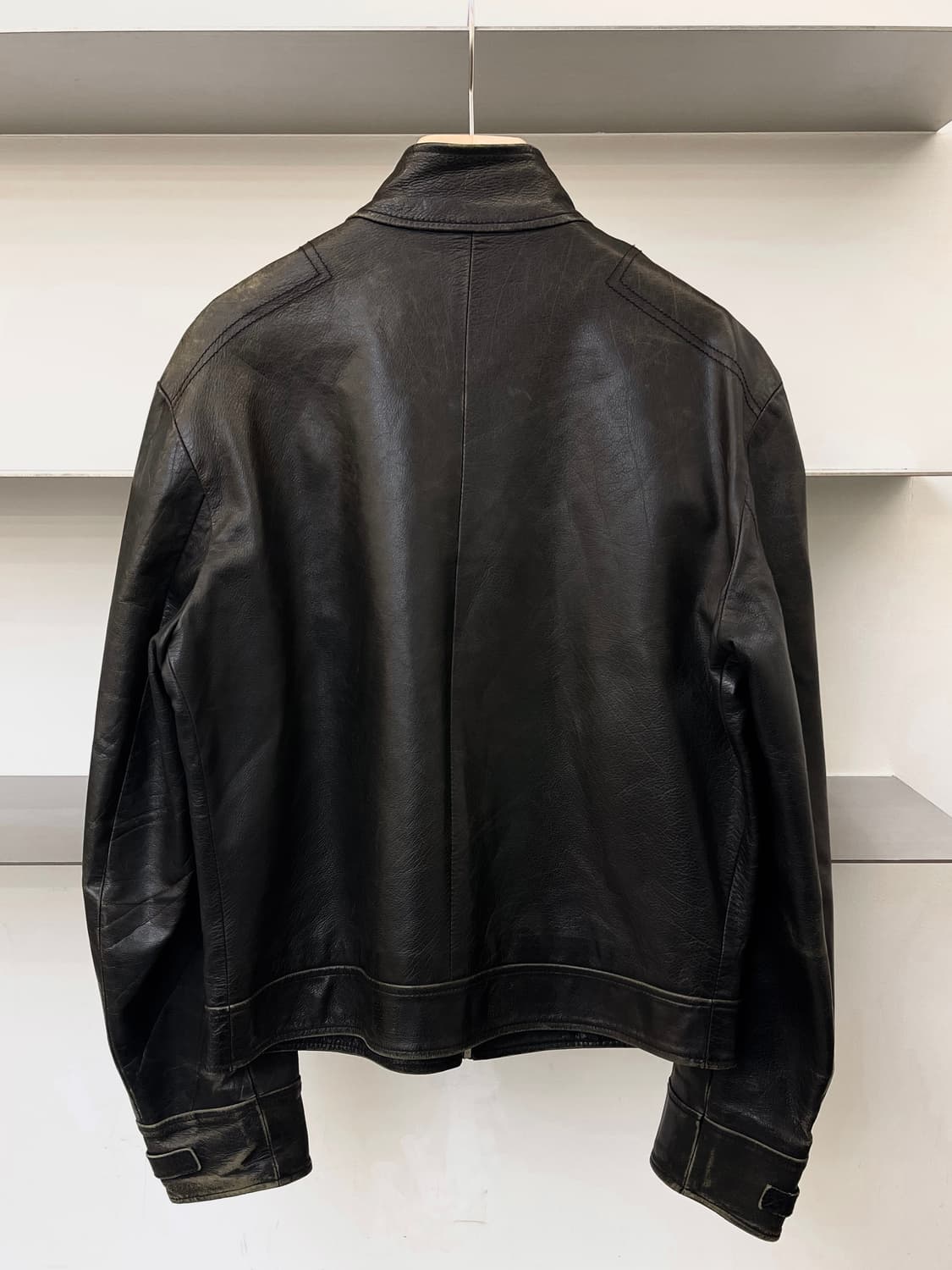 케네스 콜 이탈리아 카우 레더 자켓 상품이미지4