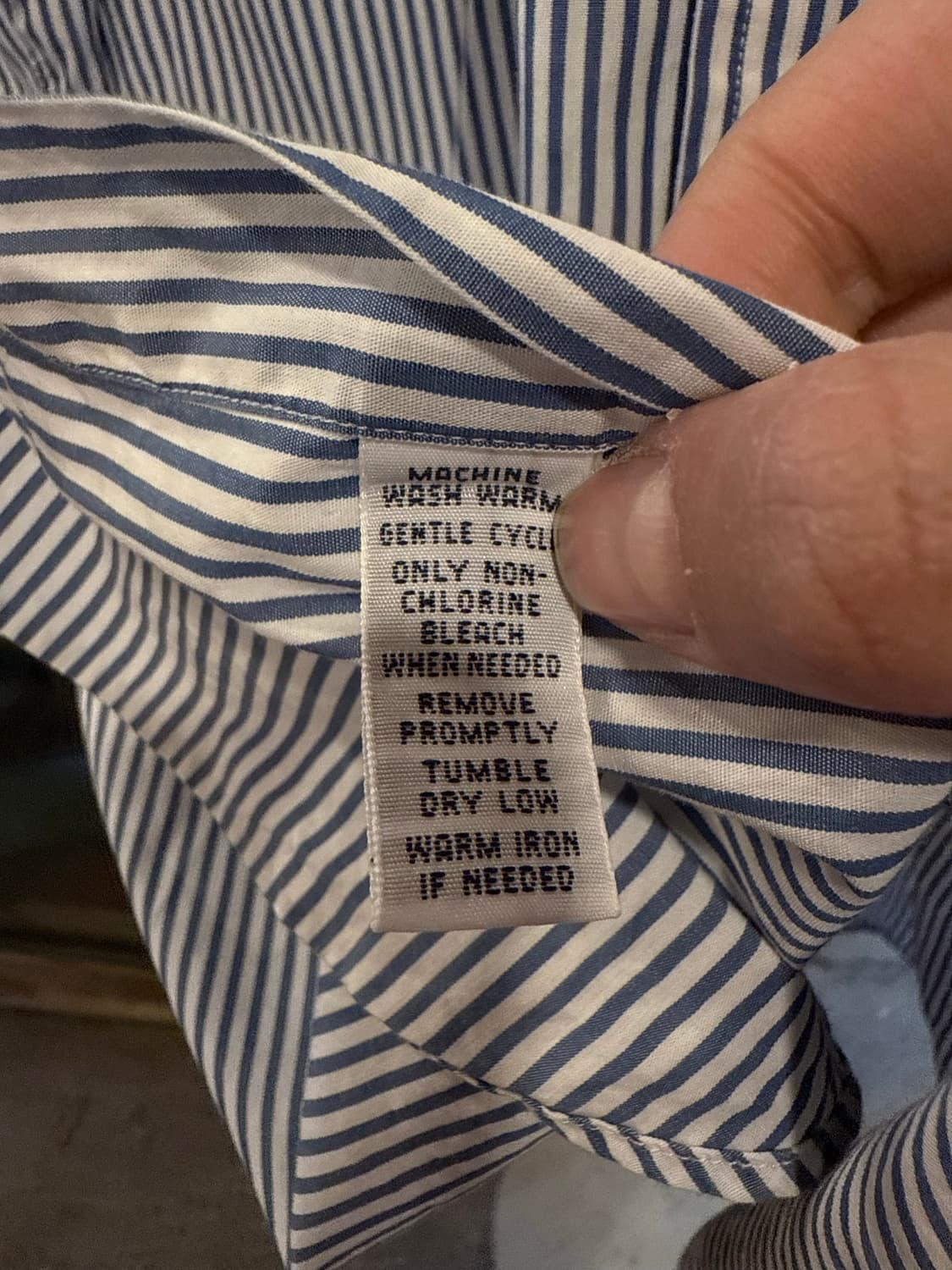 폴로 랄프로렌 옐로우포니 블루 스트라이프 반팔셔츠 상품이미지3