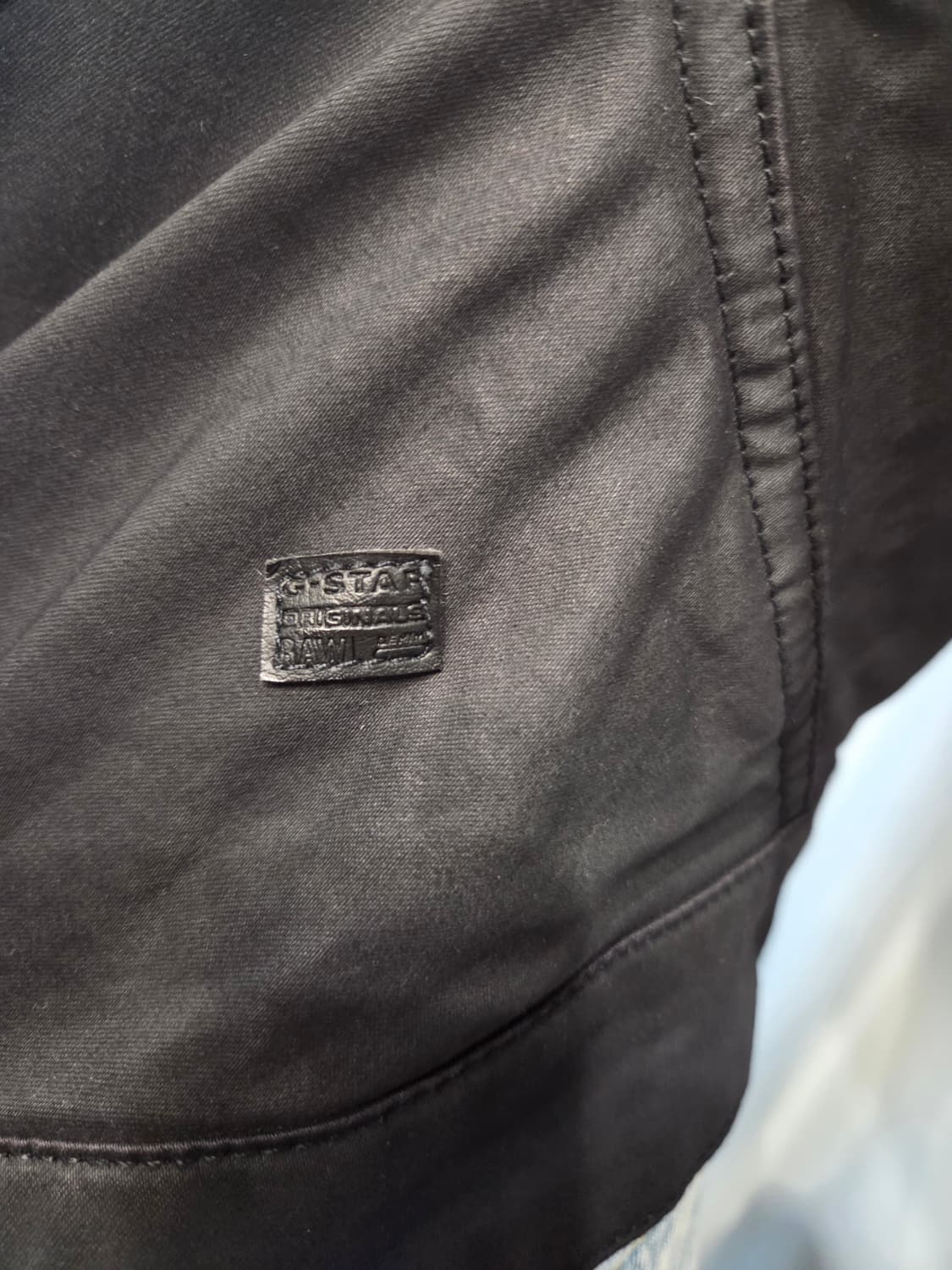 G-Star RAW 블랙 후드 조끼(S)스판 상품이미지7