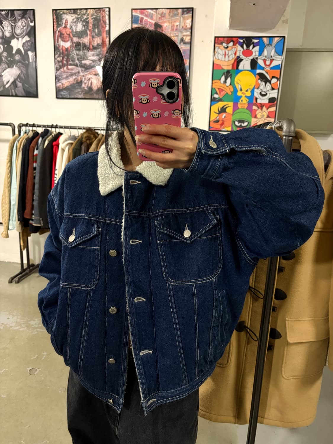 일제 빈티지 양털자켓 상품이미지3