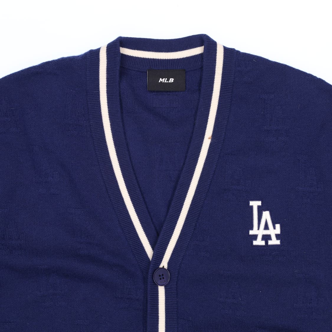 100 MLB 클래식 모노그램 울 가디건 N7439 상품이미지3