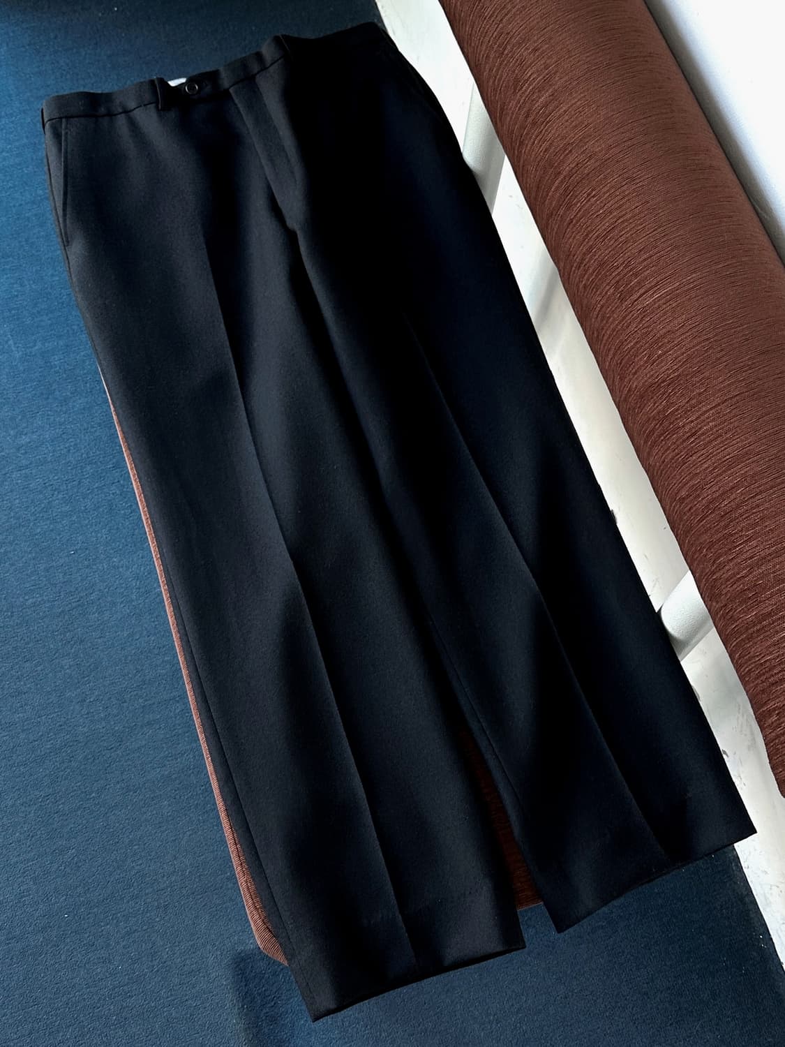 No tuck straight wool trousers 상품이미지8