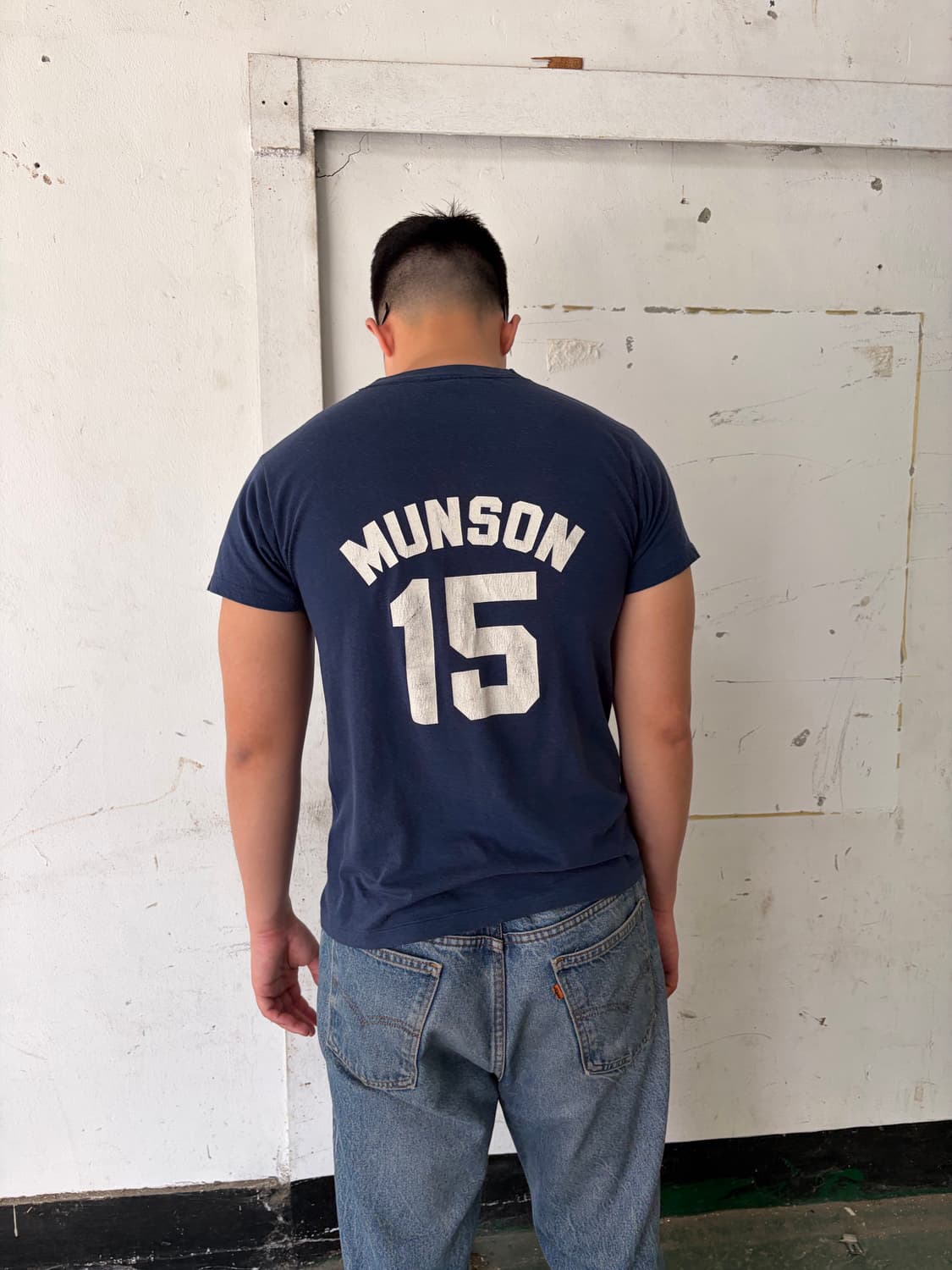 70-80‘s NewYork Yankees Munson 15 number 상품이미지9