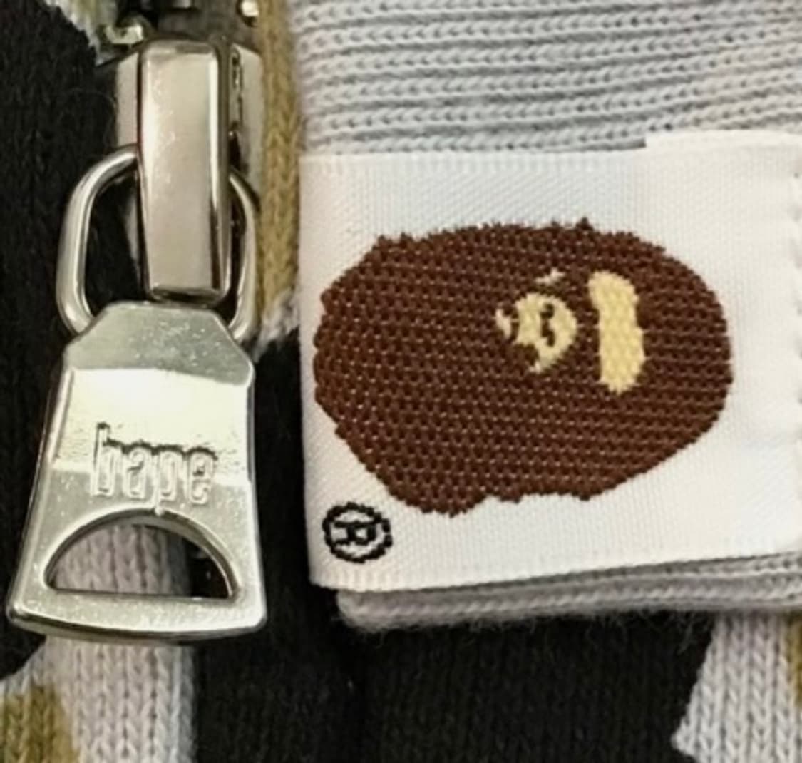 베이프 샤크 풀 집 후드 그레이 - 긴자 스토어 한정 상품이미지3