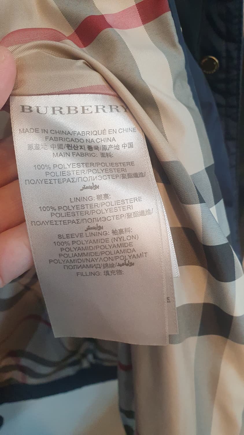 버버리롱패딩점퍼M 상품이미지7