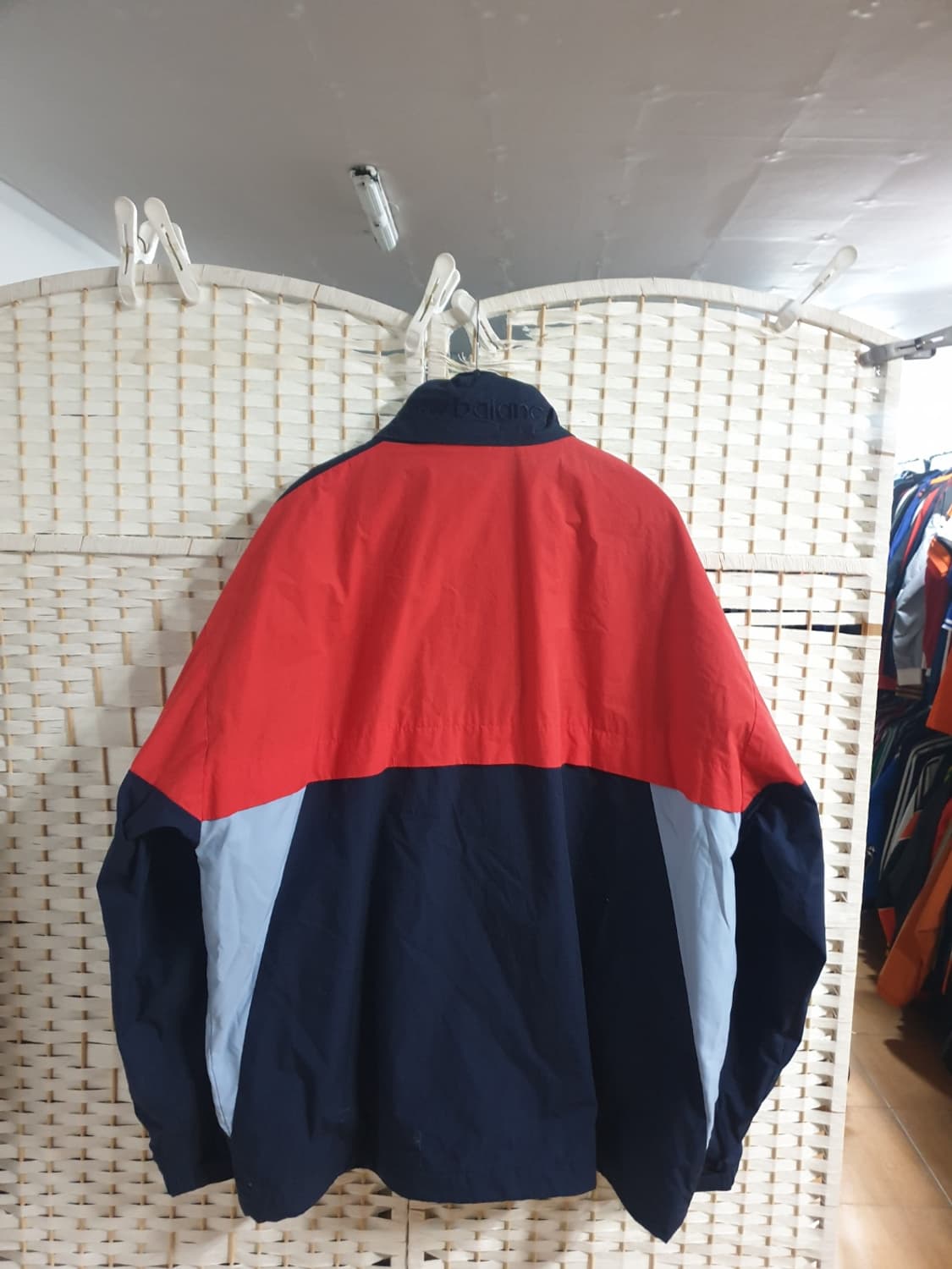 뉴발란스 바람막이 자켓 레드 네이비 110 상품이미지2