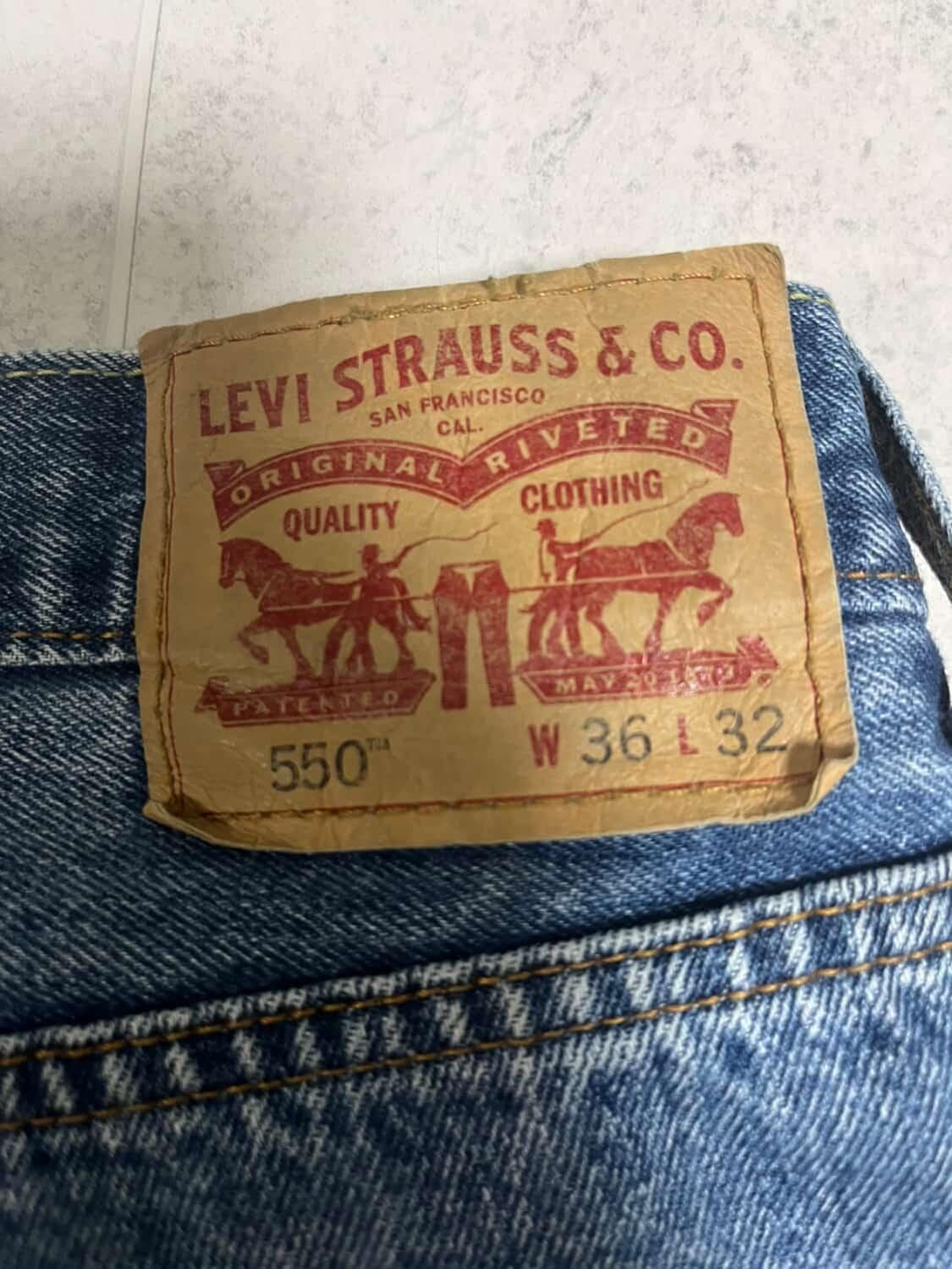 리바이스 550  W36 L32 상품이미지6
