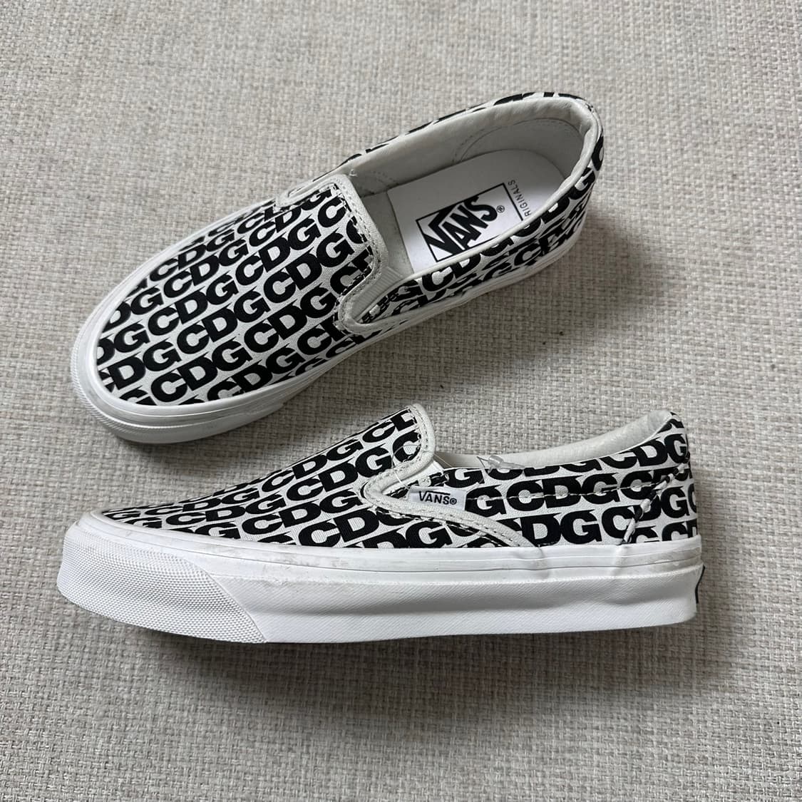 cdg x vans 슬립온 스니커즈 상품이미지2