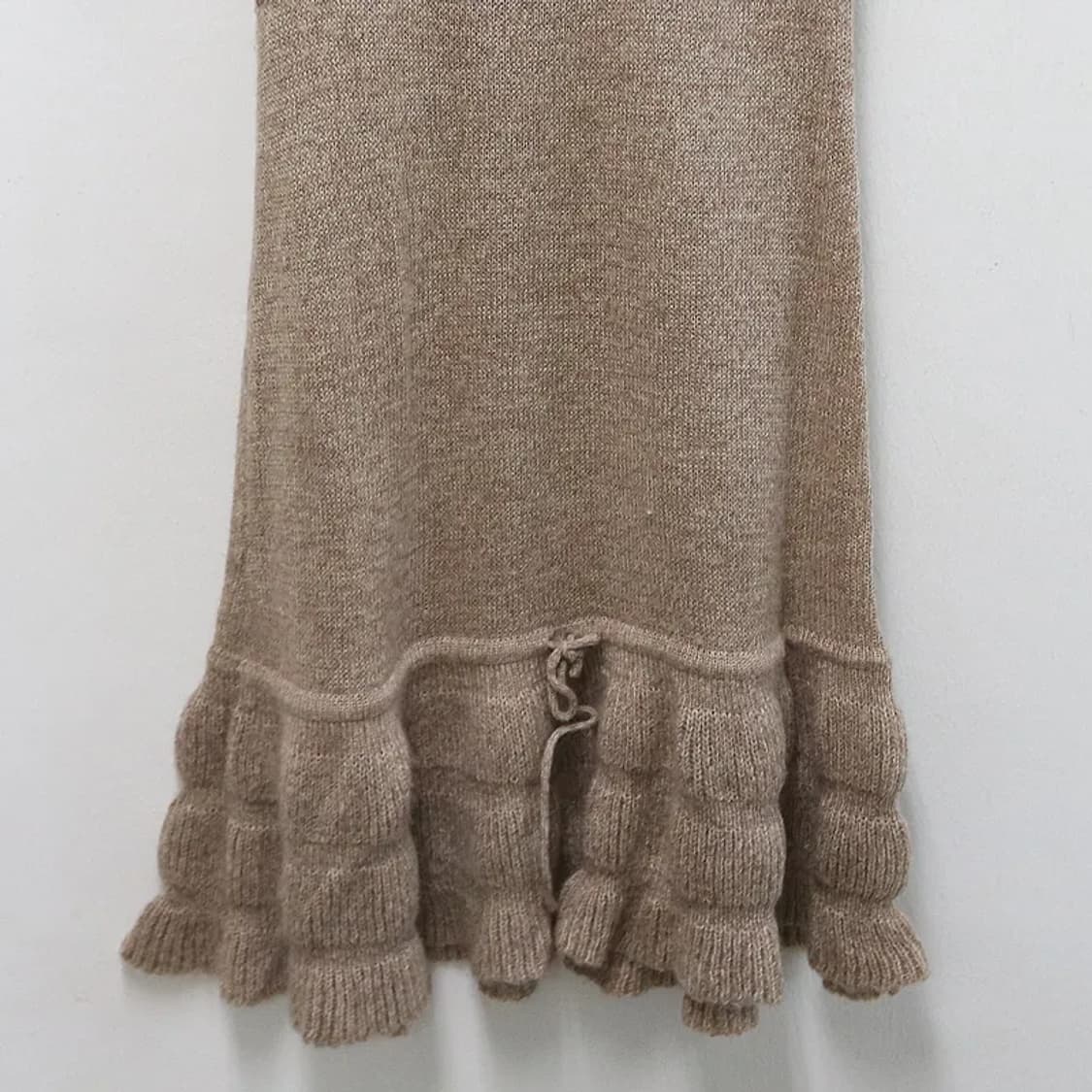 NATURAL COLMO 빈티지 울 혼방 반팔 원피스 60353 상품이미지4