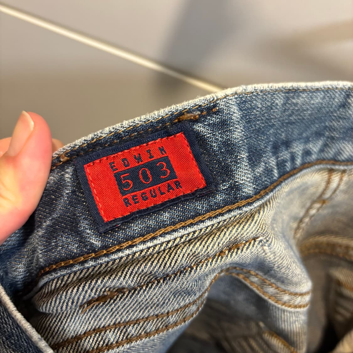 에드윈 503 레귤러 스트레이트핏 청바지 상품이미지5