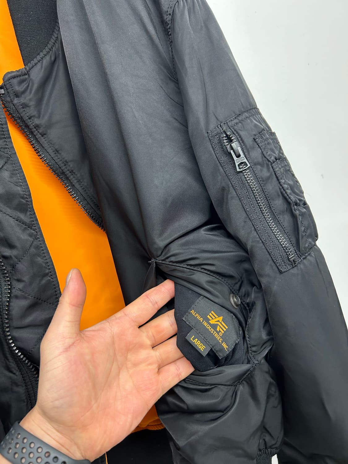 알파인더스트리 X 니코엔드 MA-1 항공점퍼 상품이미지4