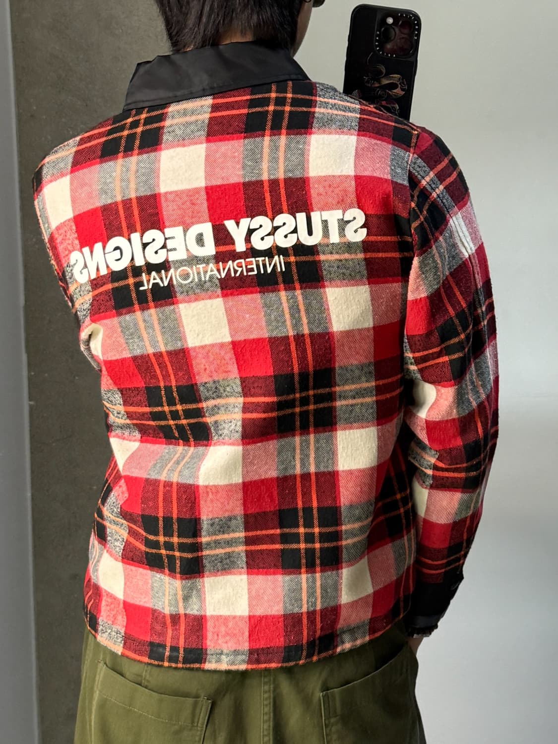 스투시 타탄 체크 코치 자켓 상품이미지3