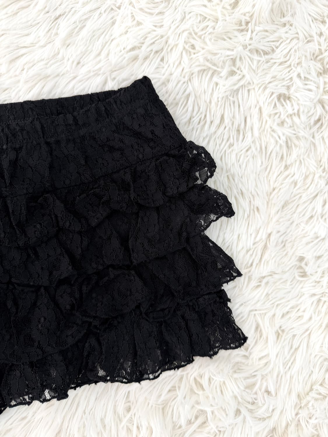 블랙레이스캉캉숏팬츠 상품이미지2