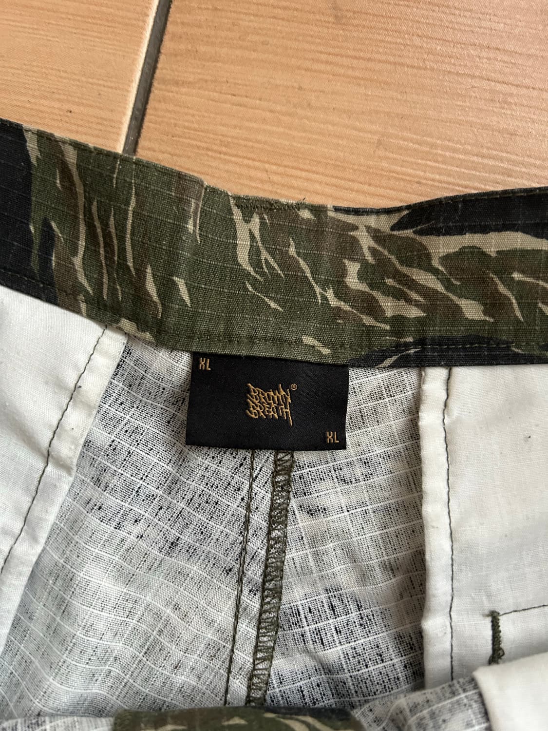 브라운브레스 타이거카모 와이드팬츠 상품이미지3