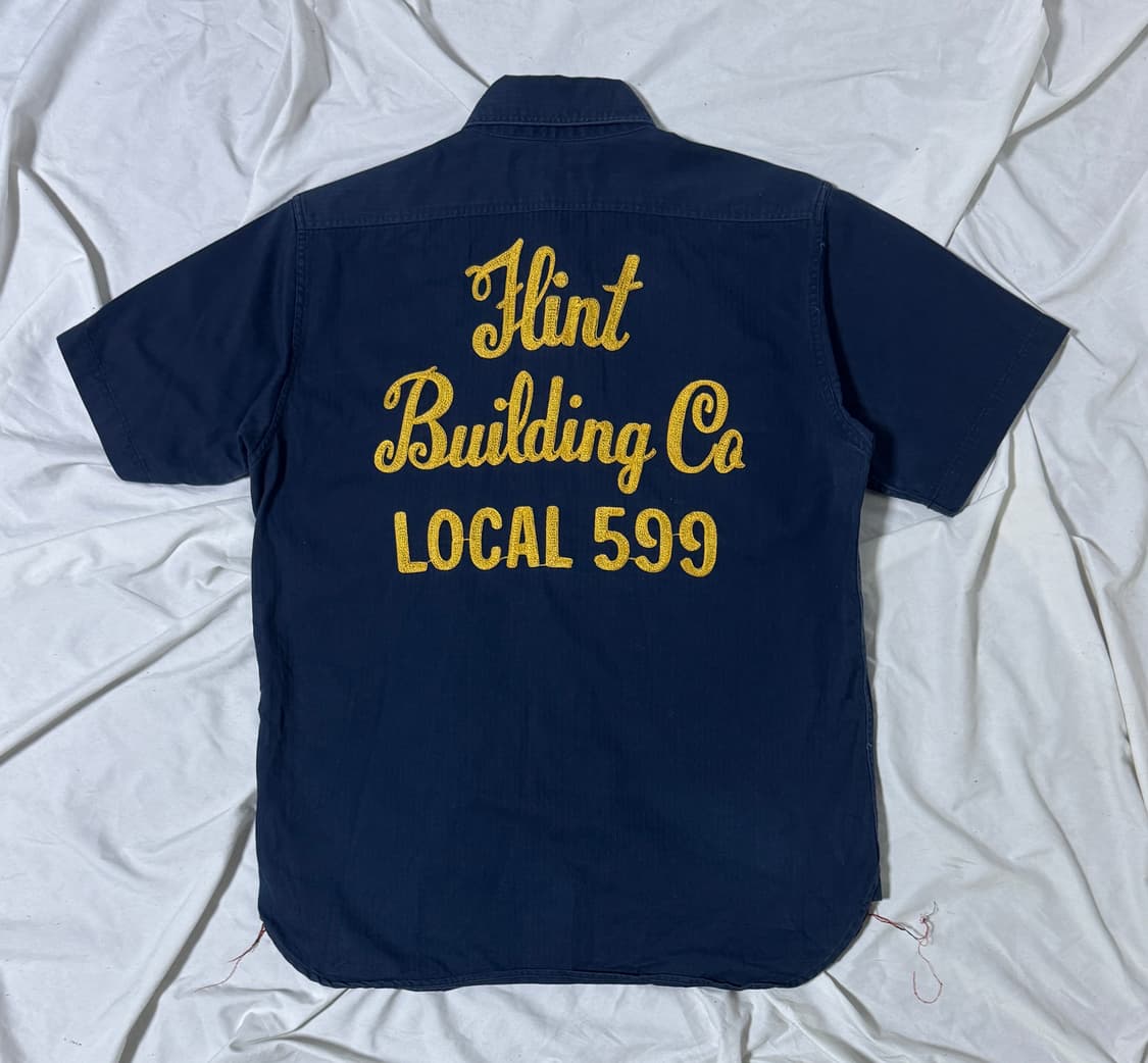 Headlight 체인스티치 자수 hbt 워크셔츠 토요엔터프라이즈 상품이미지1